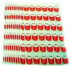 SPI Supplies Nonconductive Double Sided Adhesive Discs, Die-Cut, Box of 2592 Discs