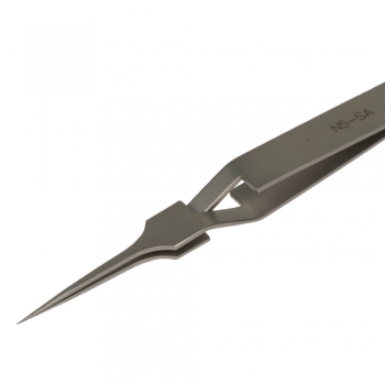 SPI-Swiss Self-Closing Style #N5 Antimagnetic Stainless Steel Tweezer, 110 mm