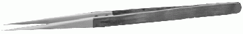 SPI Supplies Ceramic Tipped Tweezers Stainless Steel Handle, Zirconia Ceramic Tips, Sharp