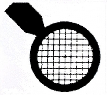 SPI Supplies Brand TEM Grids 100 Mesh Handle Grids, Copper 3.05 mm Vial of 100