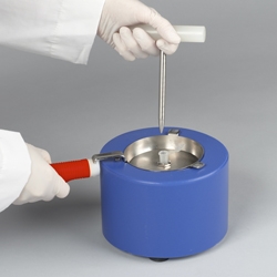 Liquid Nitrogen Cooled Mini Mortar &amp; Pestle Set