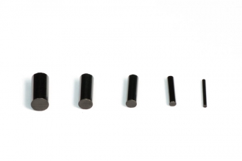 Sigradur K Glassy Carbon (Vitreous) Rods, 10mm Long