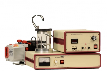 SPI Module Sputter Coater and Vacuum Base With Pump 110v 50/60 Hz CE Certified