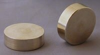 SPI Supplies Cylindrical SEM Mounts, 25.4x8 mm, Aluminum, Lathe Finish