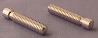 SPI Supplies Threaded Male SEM Mounts, 4x30 mm, Aluminum, Lathe Finish