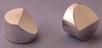 SPI Supplies 45&deg; Angled SEM Mounts, 15 mm, Aluminum, Lathe Finish
