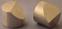 SPI Supplies 45&deg; Angled SEM Mounts, 9.5 mm, Aluminum, Lathe Finish