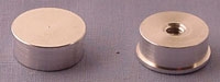 SPI Supplies Threaded Female SEM Mounts, 15x6 mm, Aluminum, Lathe Finish
