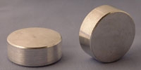 SPI Supplies Cylindrical SEM Mounts, 26x10 mm, Aluminum, Lathe Finish
