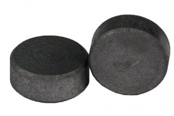 SPI Supplies Cylindrical SEM Mounts, 12x5 mm, Pure Carbon, Standard Finish