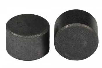 SPI Supplies Cylindrical  SEM Mounts, 15x10 mm, Pure Carbon, Standard Finish