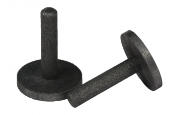 SPI Supplies Pin-Type SEM Mounts, 12.7x15 mm, Pure Carbon, Standard Finish