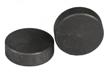SPI Supplies Cylindrical SEM Mounts, 25.4x8 mm, Pure Carbon, Standard Finish
