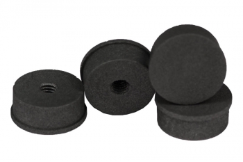 SPI Supplies Threaded Female SEM Mounts, 15x6 mm, Pure Carbon, Standard Finish
