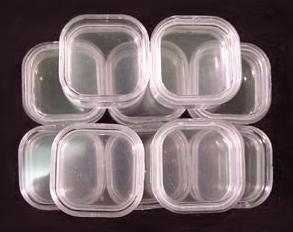 Plastic Boxes 50 Pieces, Disposable Storage, Packaging Box, Food Storage