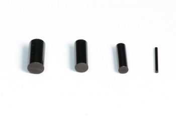 Sigradur G Glassy Carbon (Vitreous) Rods, 10mm Long