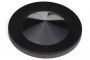 Sigradur G Glassy Carbon (Vitreous) Crucible Lid Diameter 37mm, Base 23mm, Height 8mm