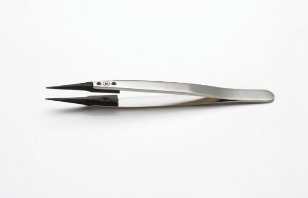 SPI-Swiss Style #5 Tweezer with Carbon Fiber Reinforced PVDF Polymer Tips