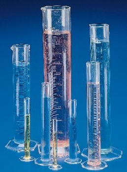 Graduated Cylinder Plastic TPX Polymethylpentene
