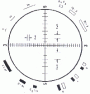 Graticules Optics, Walton & Beckett Reticle for Asbestos Count, 3:1Ratio Glass Sandwhich 16mm #G22