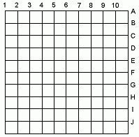 Graticules Optics, Numbered Grid 5mmx5mm pitch Marked 1-10 Surface Chrome Image #NE10A