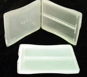 SPI Supplies 2-Place Slide Mailer Natural Translucent Color Pack of 25 Mailers