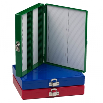 SPI Supplies Brand 100 Slide Box Plastic Foam Bottom