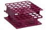 SPI Supplies Half Size Test Tube Rack, 13 mm Delrin® 36 Places 104x202x59 mm Magenta, Each (AWSL)