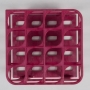 SPI Supplies Half Size Test Tube Rack, 25 mm Delrin® 16 Places 120x122x92 mm Magenta, Each (AWSL)