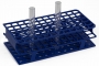 SPI Supplies Full Size Test Tube Racks,16 mm Polypropylene 72 Places 127x250x70mm Blue, 8
