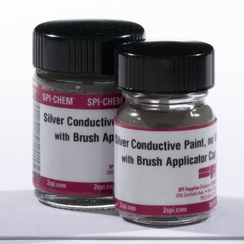 SPI Supplies NO-VOC Silver Paint with Brush Applicator Cap