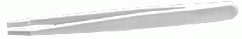 SPI-Swiss Style #KR White Plastic Tweezers, Glass Fiber/PET, Nonconductive