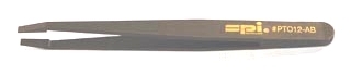 SPI-Swiss Style KR Plastic Tweezers, Glass Fiber/Polyamide, ESD Compatible Black