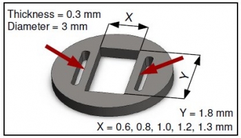 Titanium Disc 0.6x1.8mm