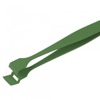 SPI-Swiss Wafer Style 3W PTFE Coated Tweezers, Antimagnetic Stainless Steel, 125 mm
