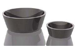 Sigradur G Glassy Carbon (Vitreous) Crucibles for  Electron Beam Evaporation