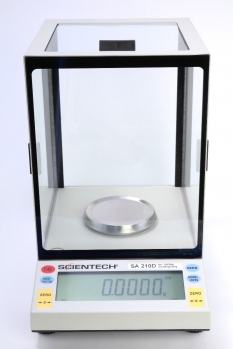Scientech Electronic Analytical Balance Model SA210D 100-240v Use, CE Certified