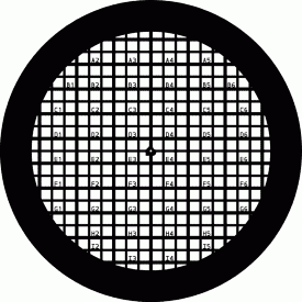 SPI Supplies Brand TEM Index Grids Style 200F1 Pd/Cu 3.05mm Vial of 100 Grids
