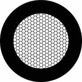 SPI Supplies Slim-Bar 200 Mesh Gold Grids G200HH Fine Hexagonal Mesh Vial of 100
