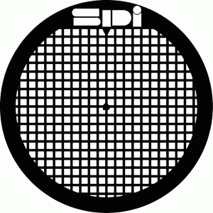 SPI Super Grids 200 Mesh Palladium Plated Copper Vial of 100 grids 3.05 mm diameter
