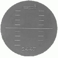 SPI Supplies Grid Gripper 16 Slot Silicone Clear Round