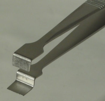SPI-Swiss Wafer Style 2W Tweezers, Antimagnetic Stainless Steel, 120 mm