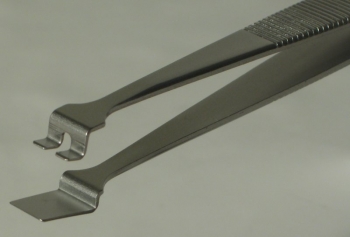SPI-Swiss Wafer Style 2WF Tweezers, Antimagnetic Stainless Steel, 119 mm
