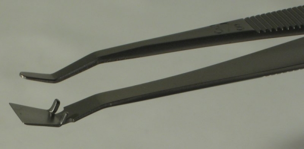SPI-Swiss Wafer Style 37S Tweezers, Antimagnetic Stainless Steel, 124 mm