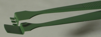 SPI-Swiss Wafer Style 3WF PTFE Coated Tweezers, Antimagnetic Stainless Steel, 125 mm