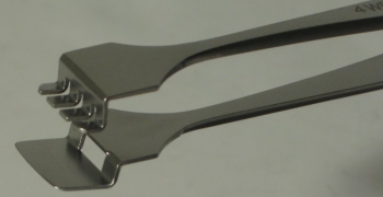 SPI-Swiss Wafer Style 4WFG Tweezers, Antimagnetic Stainless Steel, 125 mm