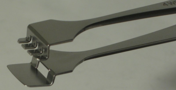 SPI-Swiss Wafer Style 4WFG Tweezers, Antimagnetic Stainless Steel, 125 mm