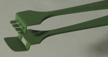 SPI-Swiss Wafer Style 4WFG PTFE Coated Tweezers, Antimagnetic Stainless Steel, 125 mm