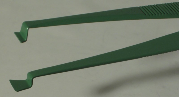 SPI-Swiss Wafer Style 85C PTFE Coated Tweezers, Antimagnetic Stainless Steel, 121 mm