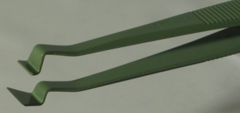 SPI-Swiss Wafer Style 86B PTFE Coated Tweezers, Antimagnetic Stainless Steel, 121 mm